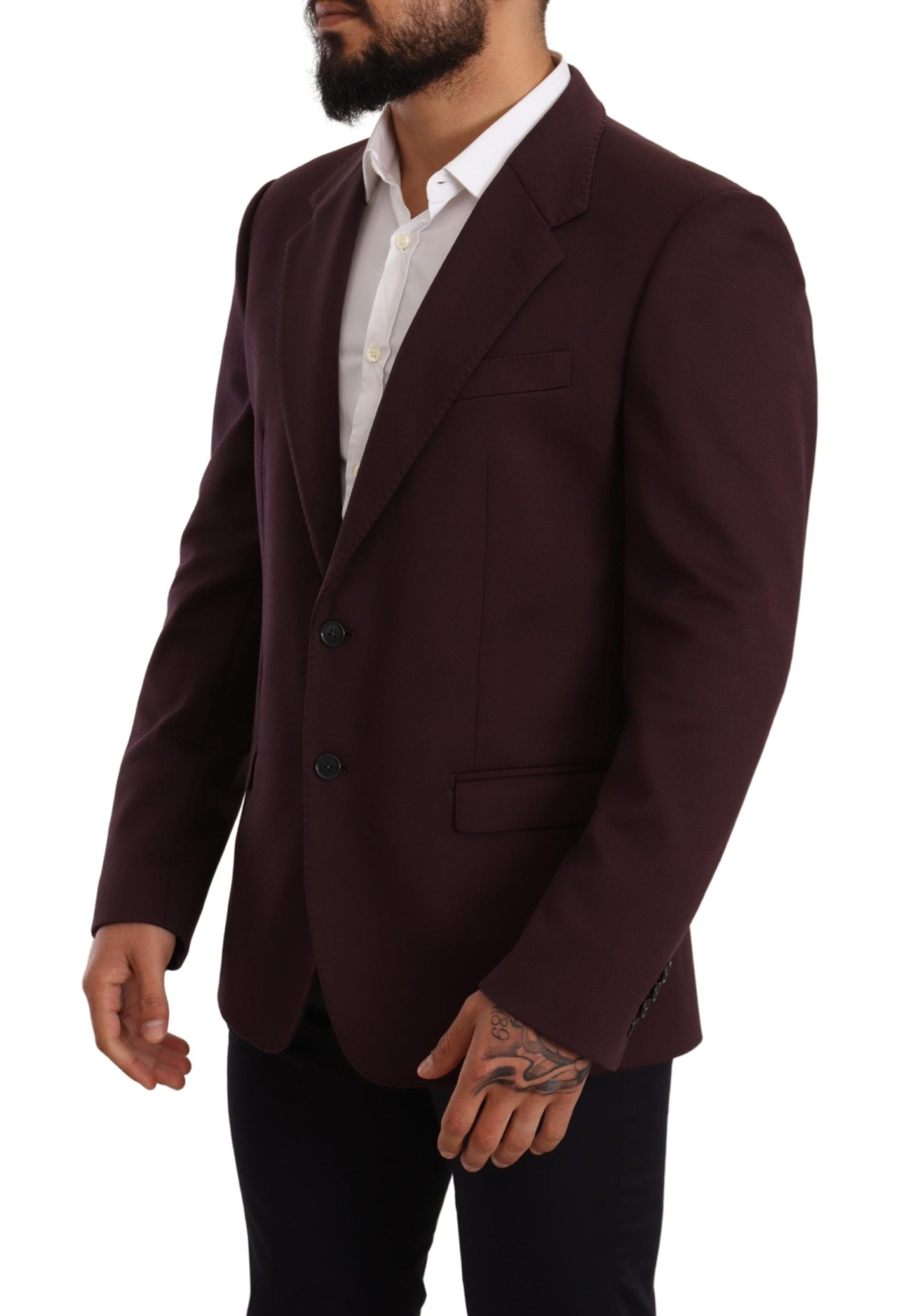 Dolce & Gabbana Elegant Indigo Slim Fit Blazer for Men - ACCEXO