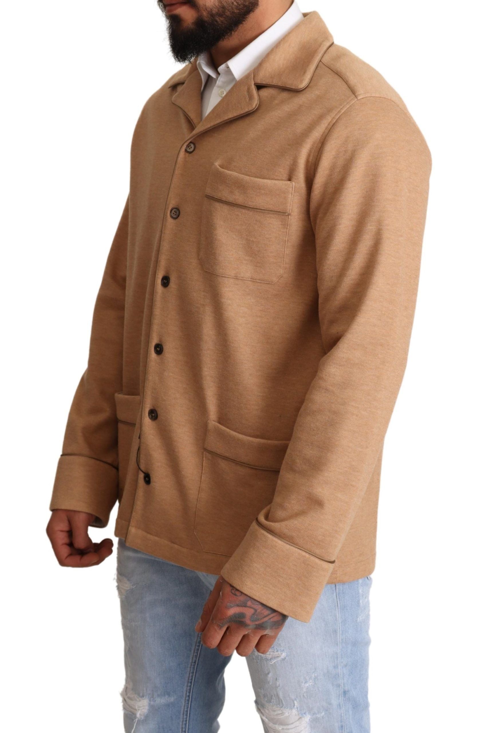 Dolce & Gabbana Elegant Light Blue Jacket For Men - ACCEXO