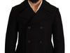 Dolce & Gabbana Elegant Black Double Breasted Trench Coat