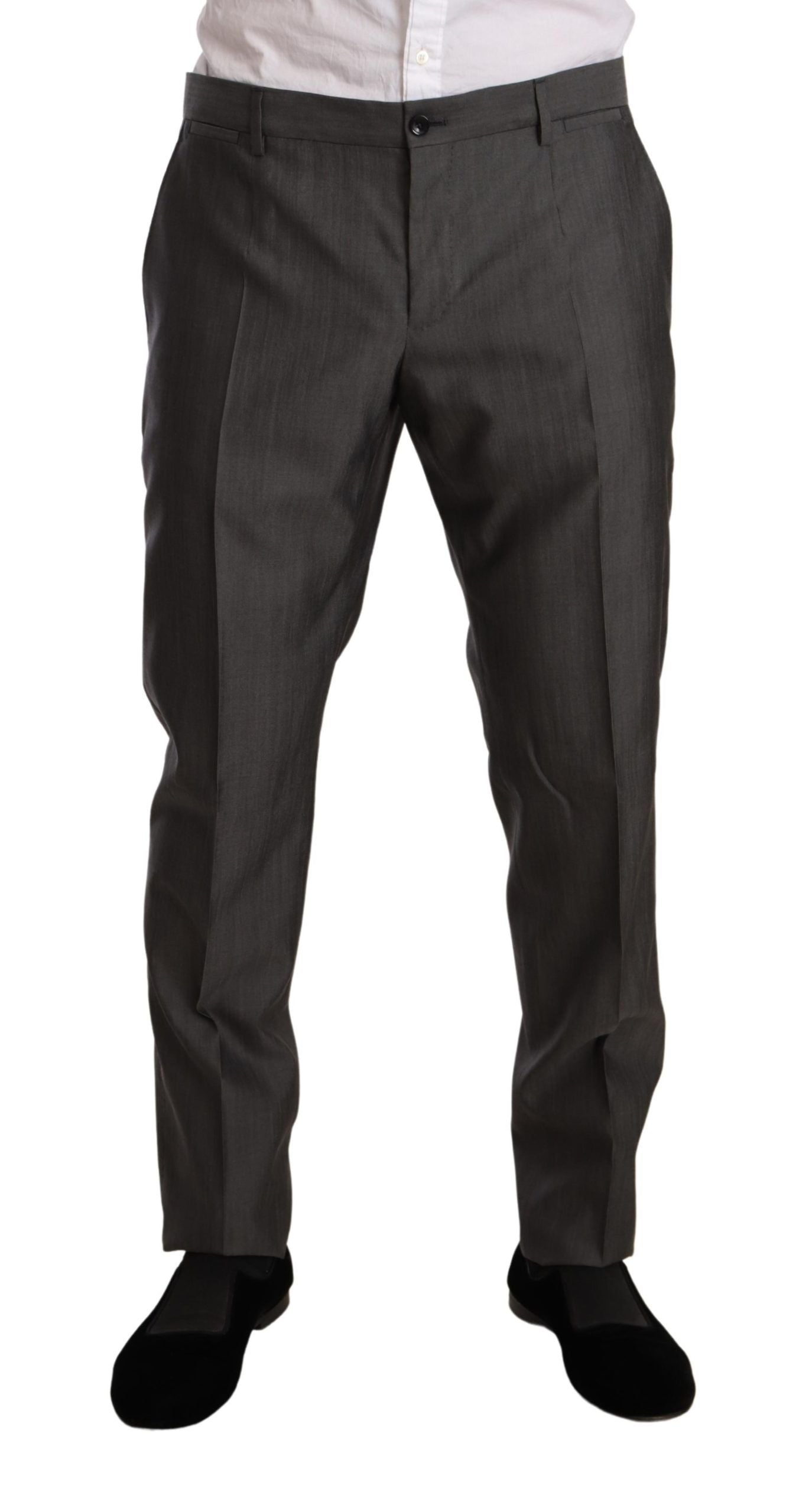 Dolce & Gabbana Elegant Martini Slim-Fit Wool Silk Suit - ACCEXO