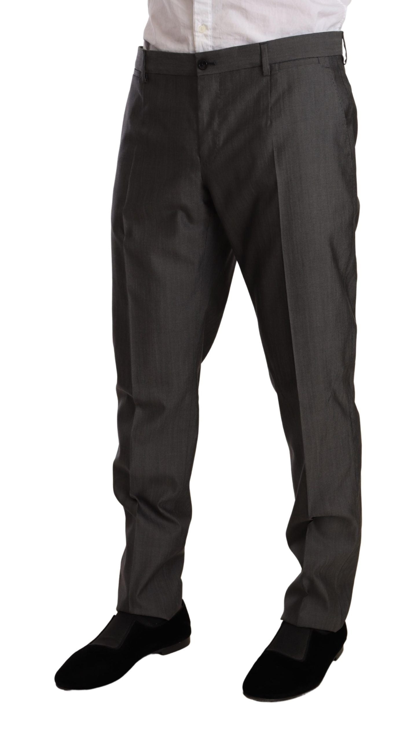 Dolce & Gabbana Elegant Martini Slim-Fit Wool Silk Suit - ACCEXO
