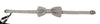 Dolce & Gabbana Elegant Silver Silk Bow Tie