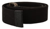 Costume National Elegant Cotton-Leather Blend Fashion Belt