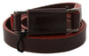 Costume National Elegant Brown Leather Fashion Belt