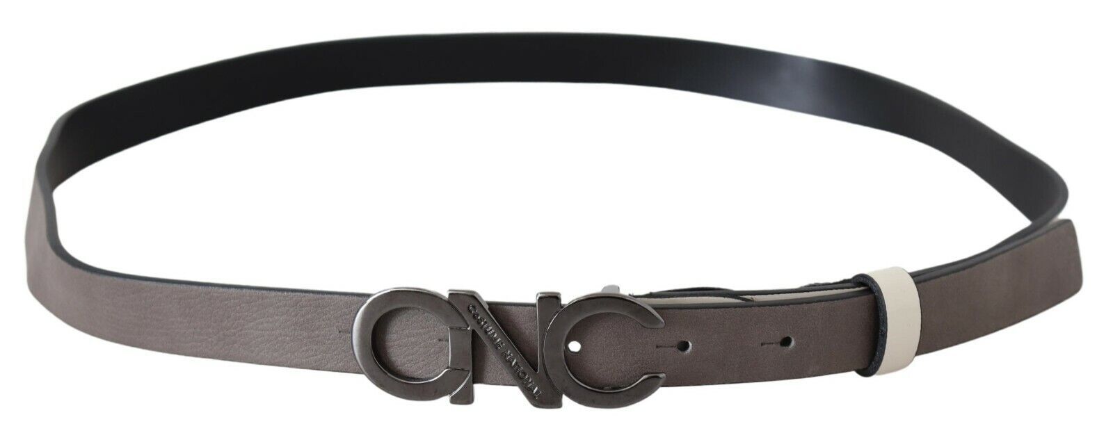 Costume National Elegant White Leather Fashion Belt - ACCEXO