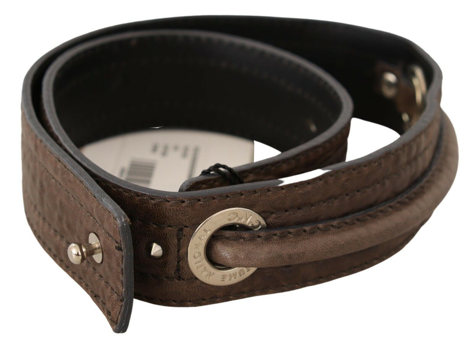 Costume National Elegant Brown Leather Fashion Belt - ACCEXO