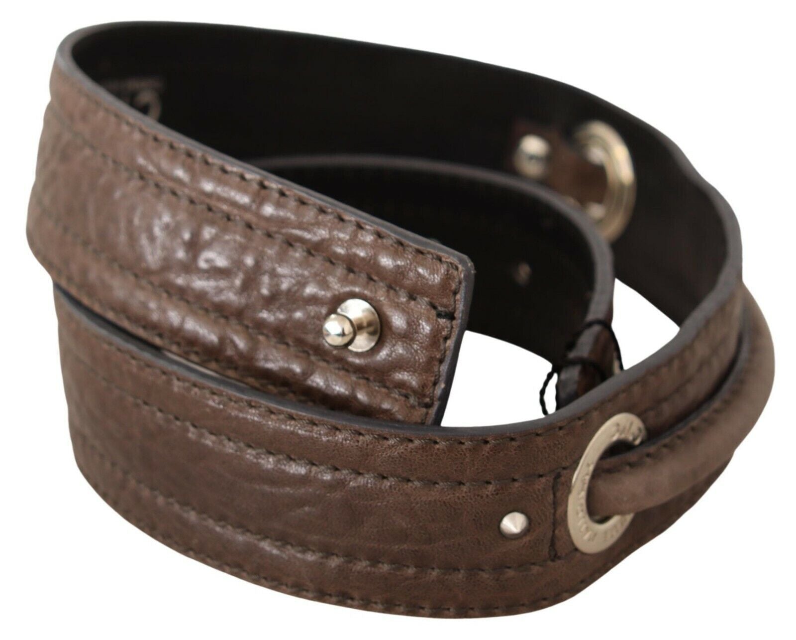 Costume National Elegant Brown Leather Fashion Belt - ACCEXO