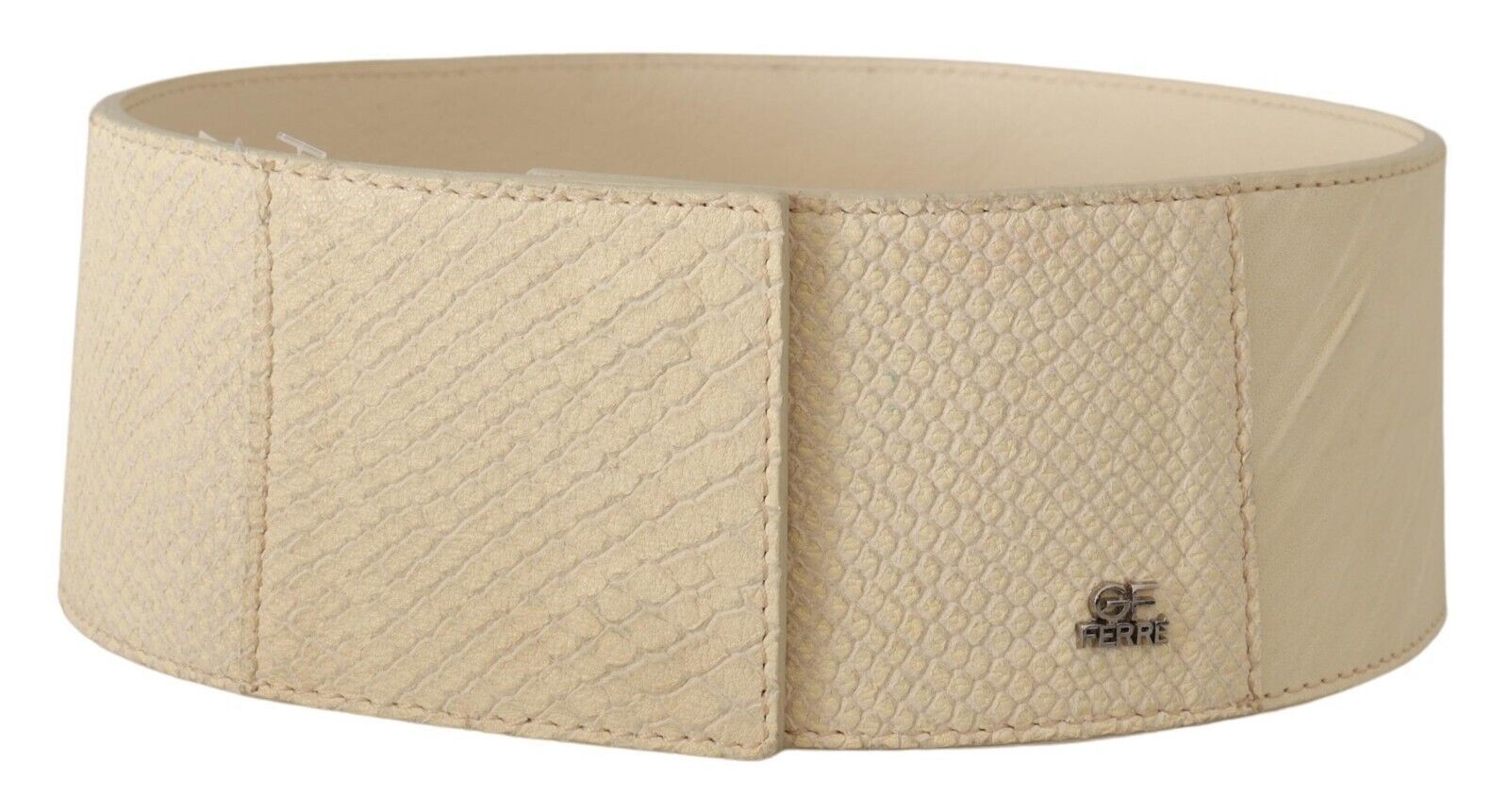 GF Ferre Elegant Off-White Fashion Belt - ACCEXO
