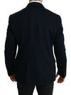 Dolce & Gabbana Elegant Slim Fit Dark Blue Men's Blazer