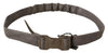 Costume National Elegant Gray Leather Fashion Belt