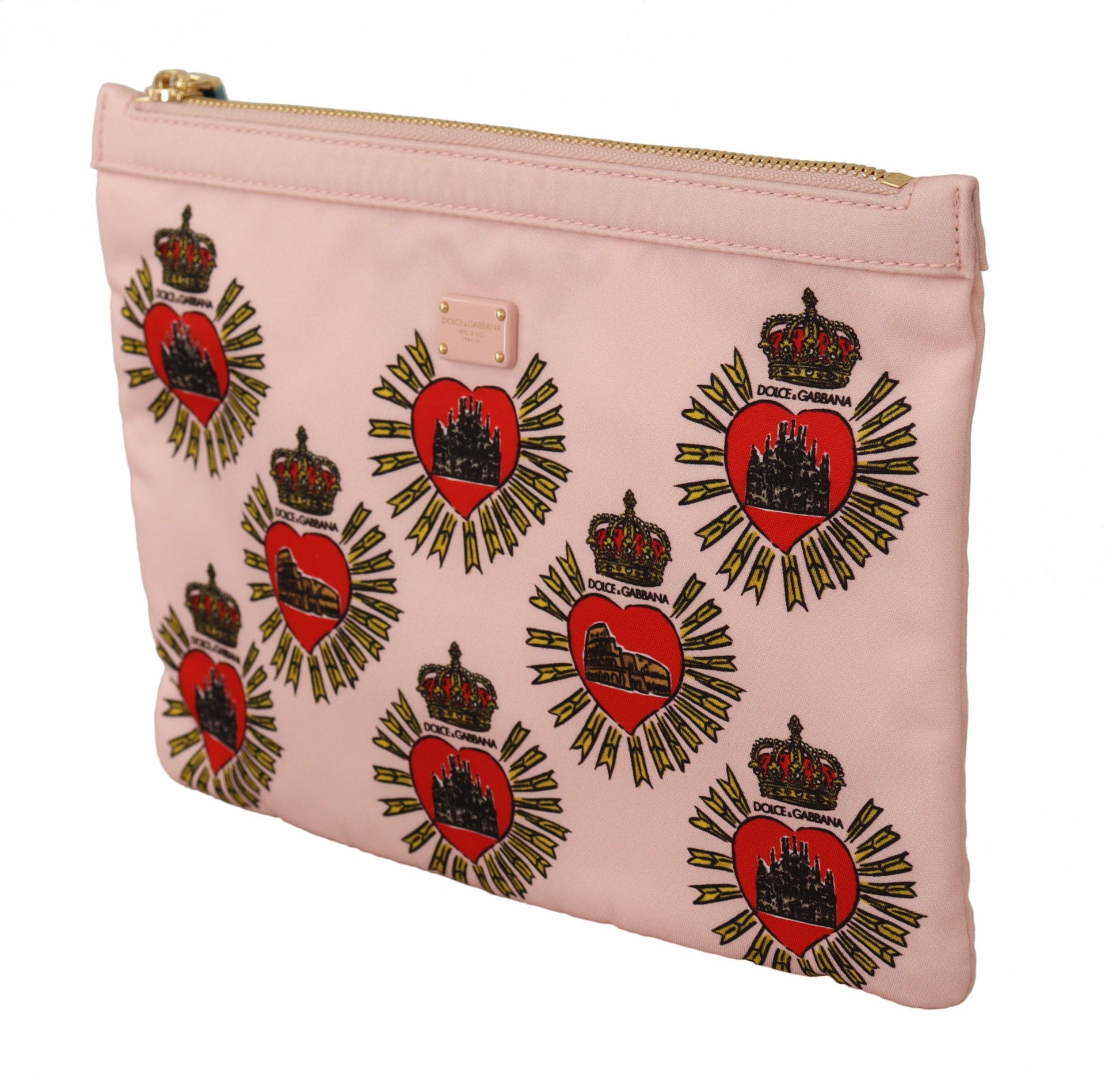 Dolce & Gabbana Elegant Pink Heart Clutch Wallet - ACCEXO