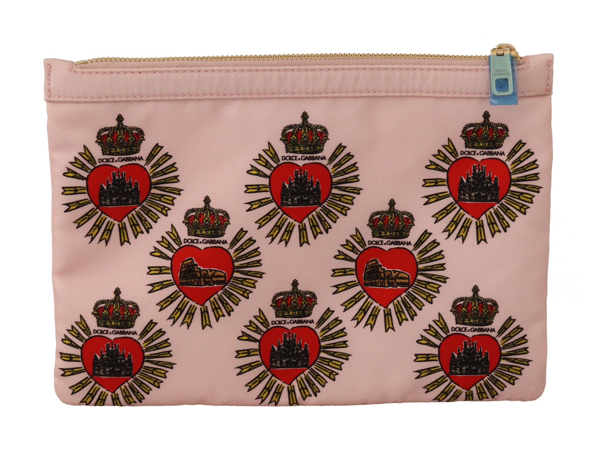 Dolce & Gabbana Elegant Pink Heart Clutch Wallet - ACCEXO