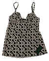 Dolce & Gabbana Chic Logo Print Camisole Tank Top