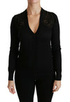 Dolce & Gabbana Alluring Silk Blend Lace Cardigan