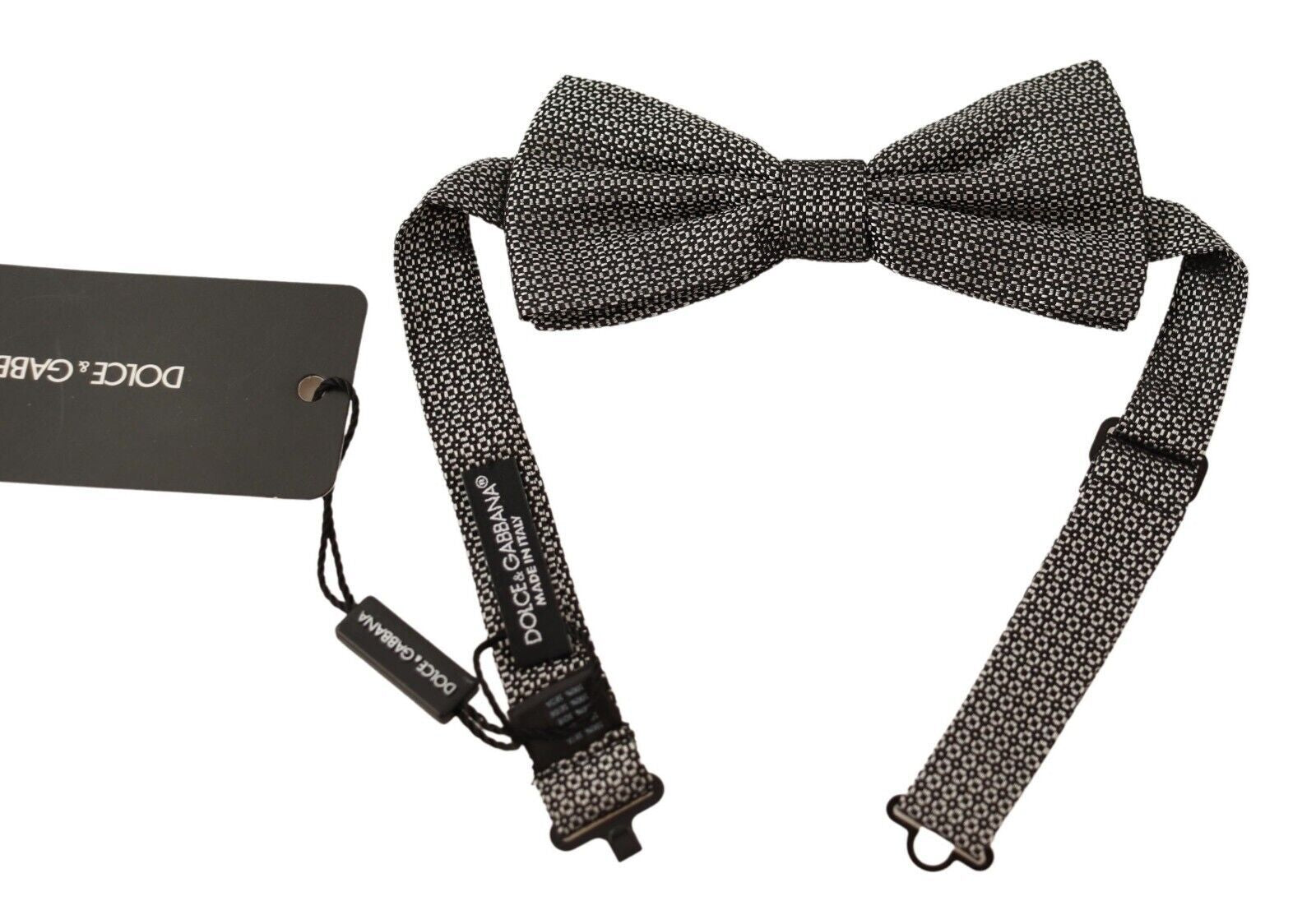 Dolce & Gabbana Elegant Multicolor Silk Bow Tie - ACCEXO