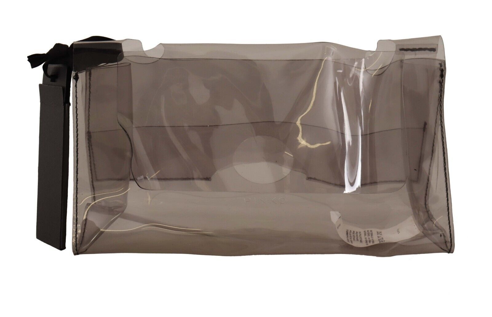 PINKO Chic Transparent Clutch for Evening Elegance - ACCEXO