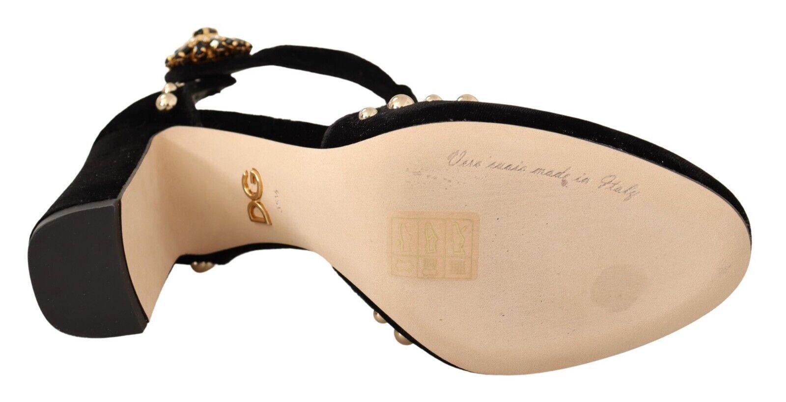 Dolce & Gabbana Elegant Velvet T-Strap Mary Jane Pumps - ACCEXO