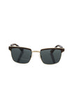 Frankie Morello Brown Metallic Men's Sunglass