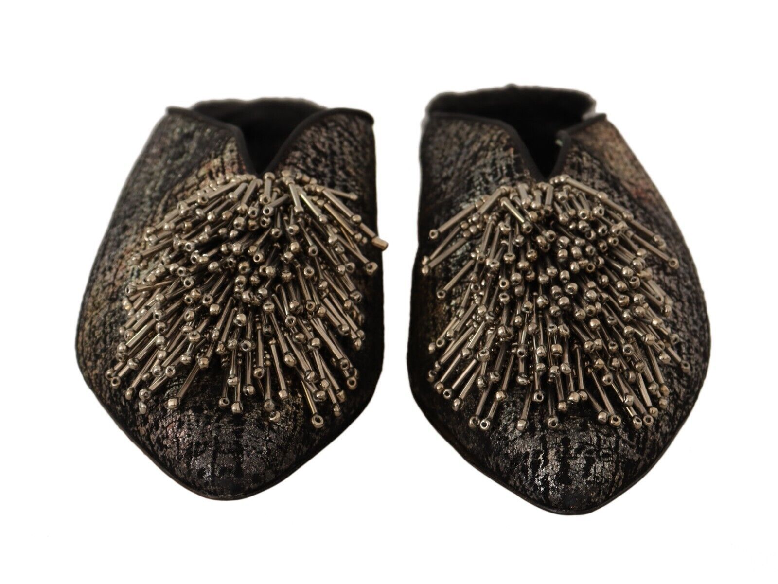 Paola D'Arcano Golden Enchantment Leather Flats - ACCEXO