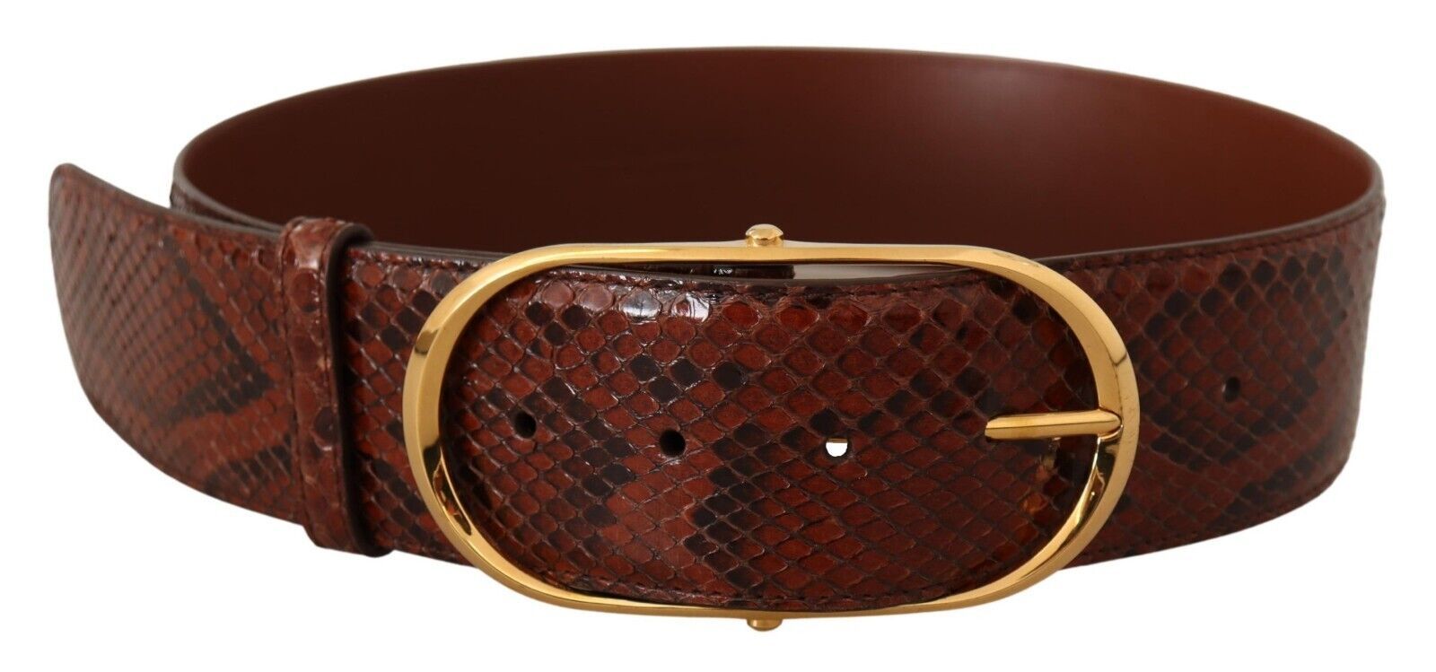 Dolce & Gabbana Elegant Python Snake Skin Leather Belt - ACCEXO