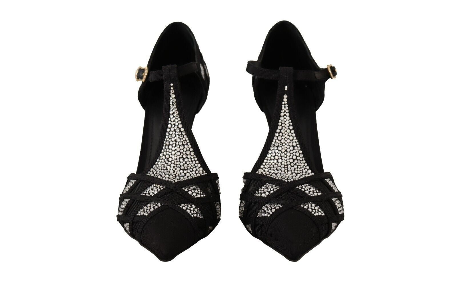 Dolce & Gabbana Elegant Crystal-Embellished Suede Pumps - ACCEXO