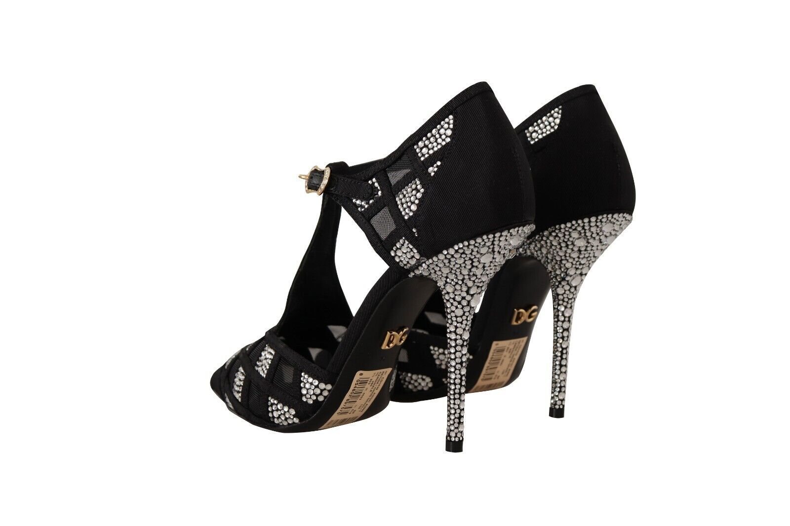 Dolce & Gabbana Elegant Crystal-Embellished Suede Pumps - ACCEXO