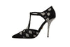 Dolce & Gabbana Elegant Crystal-Embellished Suede Pumps