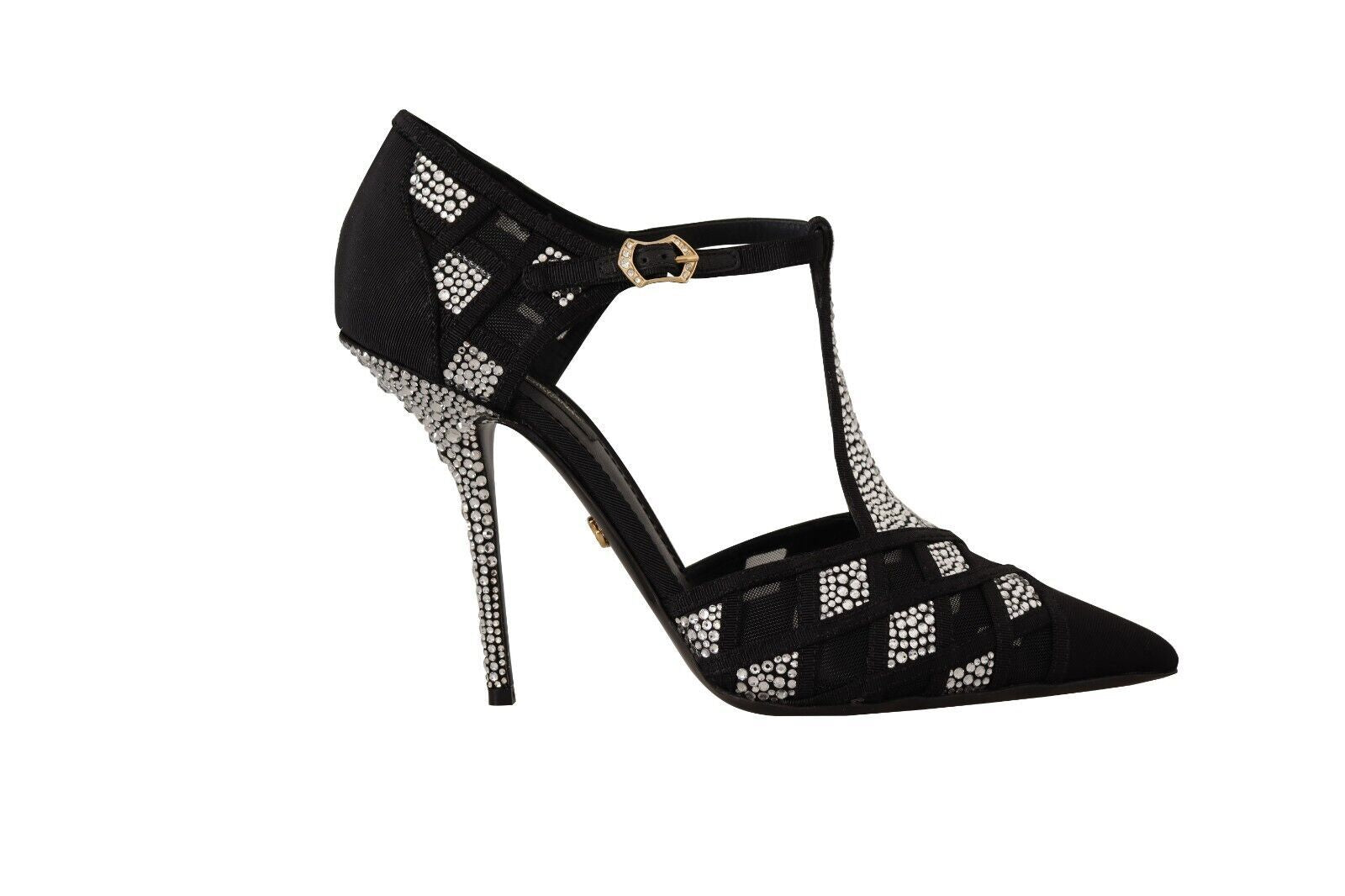 Dolce & Gabbana Elegant Crystal-Embellished Suede Pumps - ACCEXO