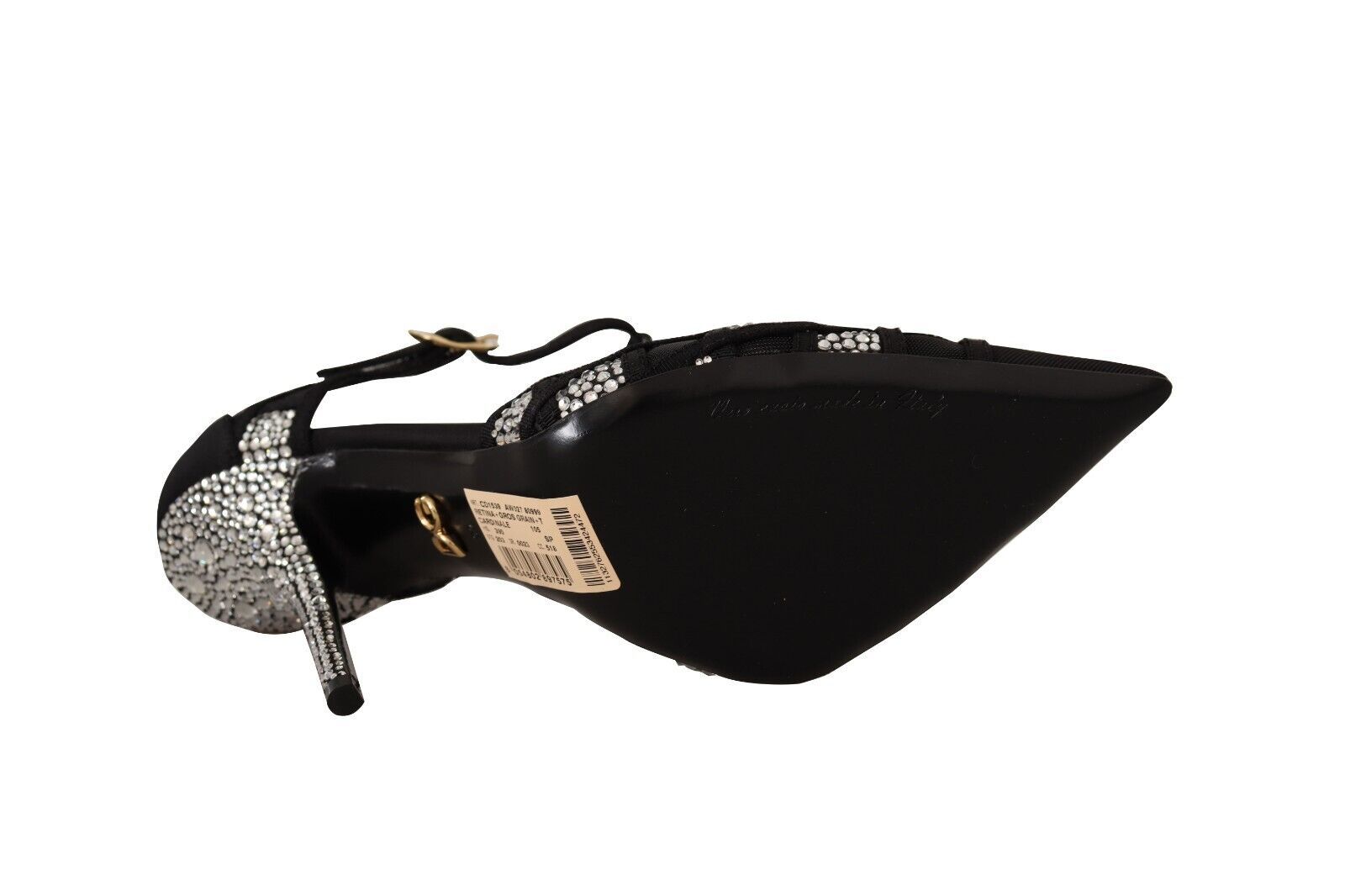 Dolce & Gabbana Elegant Crystal-Embellished Suede Pumps - ACCEXO