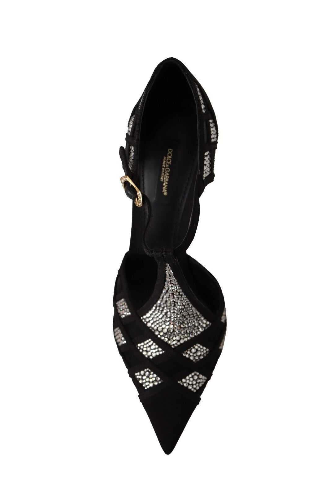Dolce & Gabbana Elegant Crystal-Embellished Suede Pumps - ACCEXO