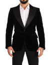 Dolce & Gabbana Elegant Single Breasted Velvet Blazer