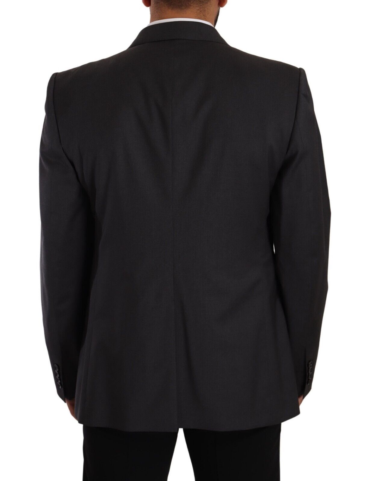 Dolce & Gabbana Elegant Gray Sicilia Wool Blend Suit - ACCEXO
