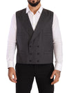 Dolce & Gabbana Elegant Gray Sicilia Wool Blend Suit