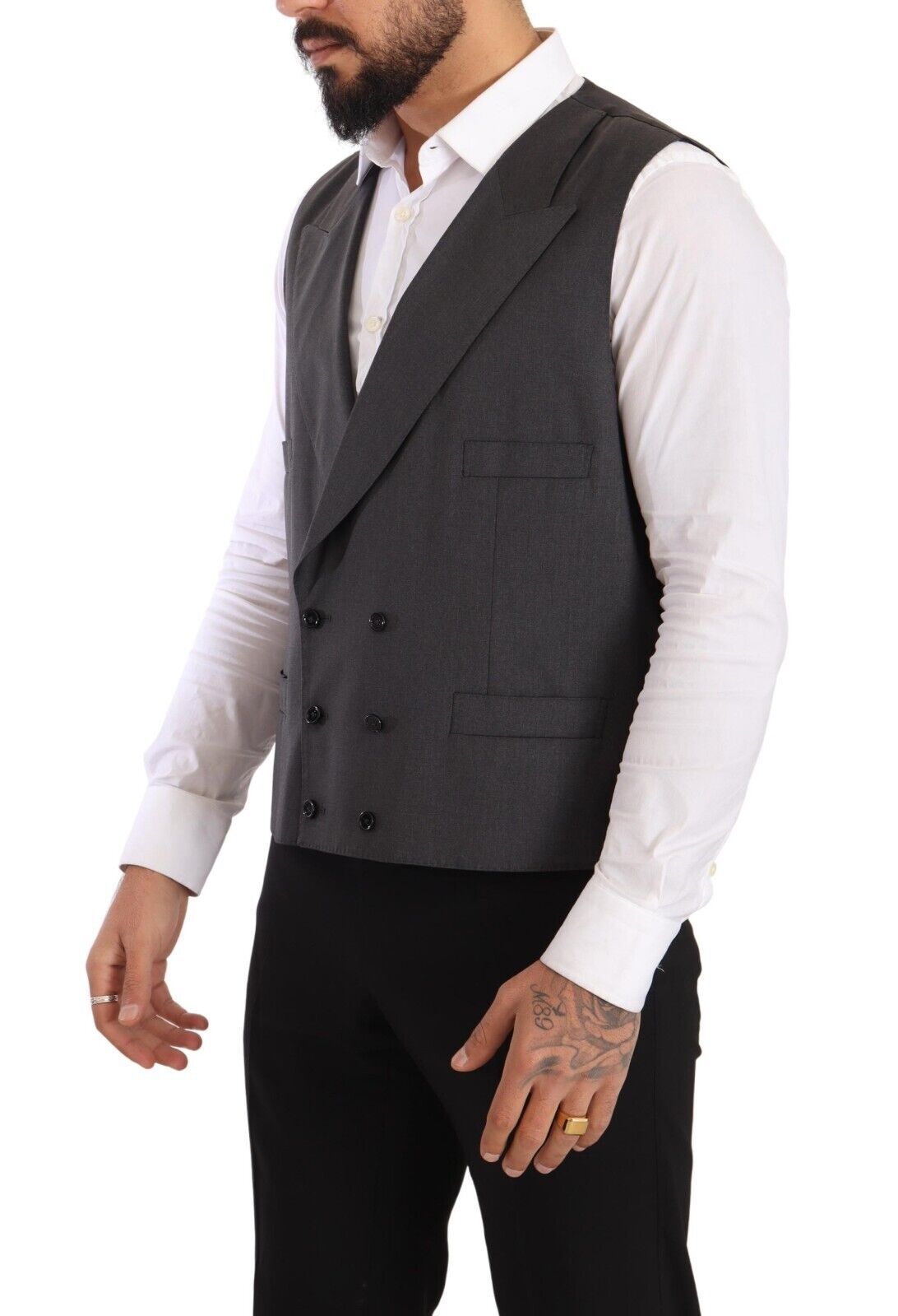 Dolce & Gabbana Elegant Gray Sicilia Wool Blend Suit - ACCEXO