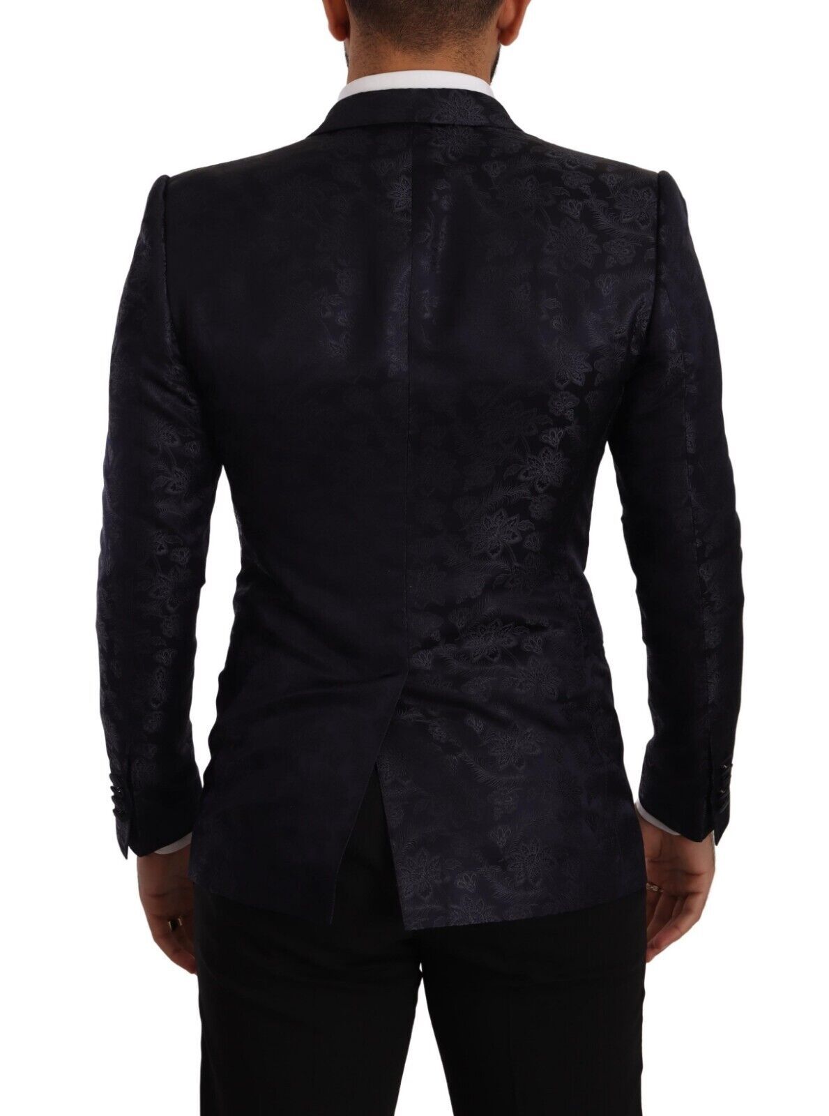 Dolce & Gabbana Elegant Dark Blue MARTINI Formal Blazer - ACCEXO