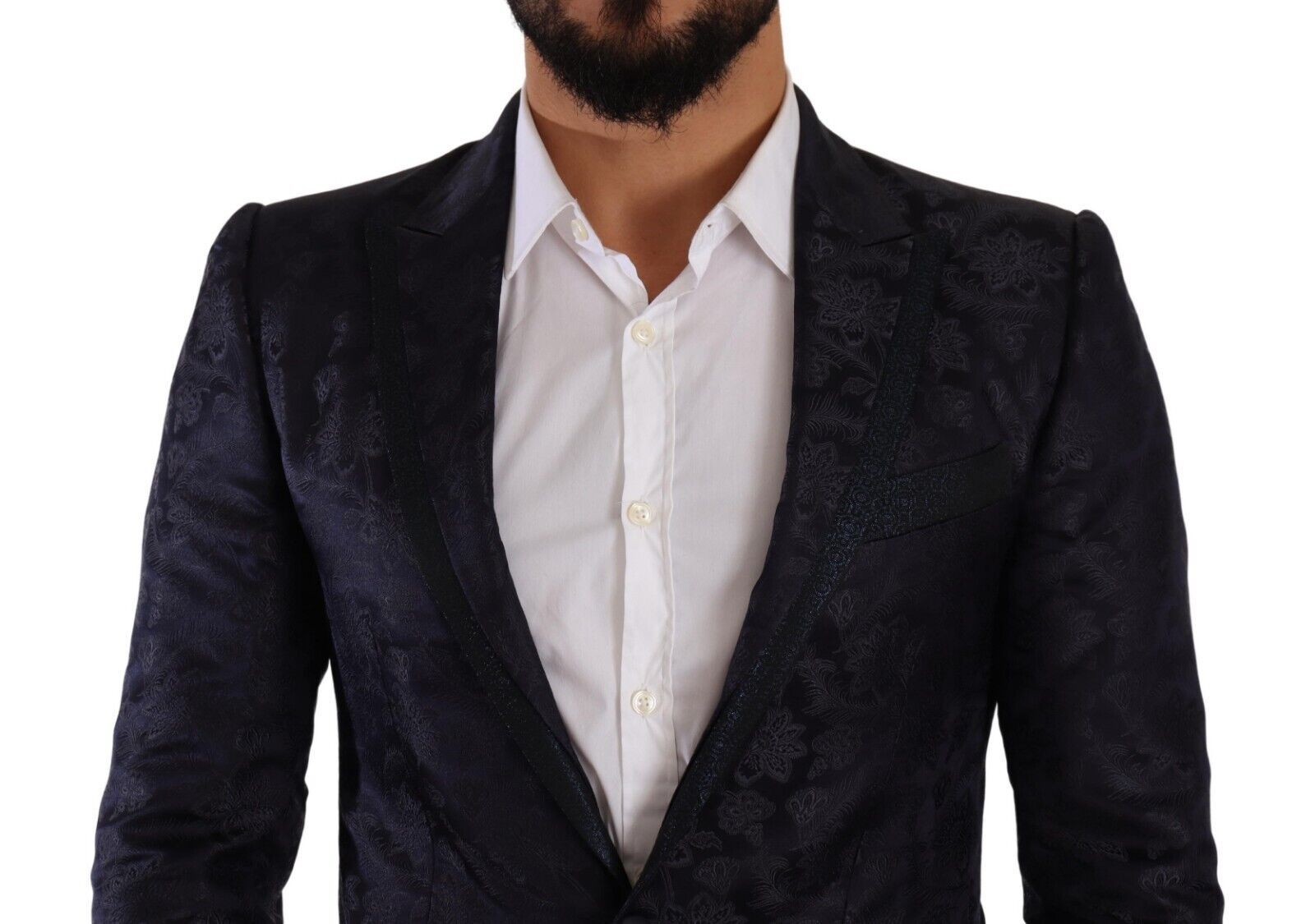 Dolce & Gabbana Elegant Dark Blue MARTINI Formal Blazer - ACCEXO