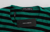 Dolce & Gabbana Elegant Striped Cashmere Silk Sweater