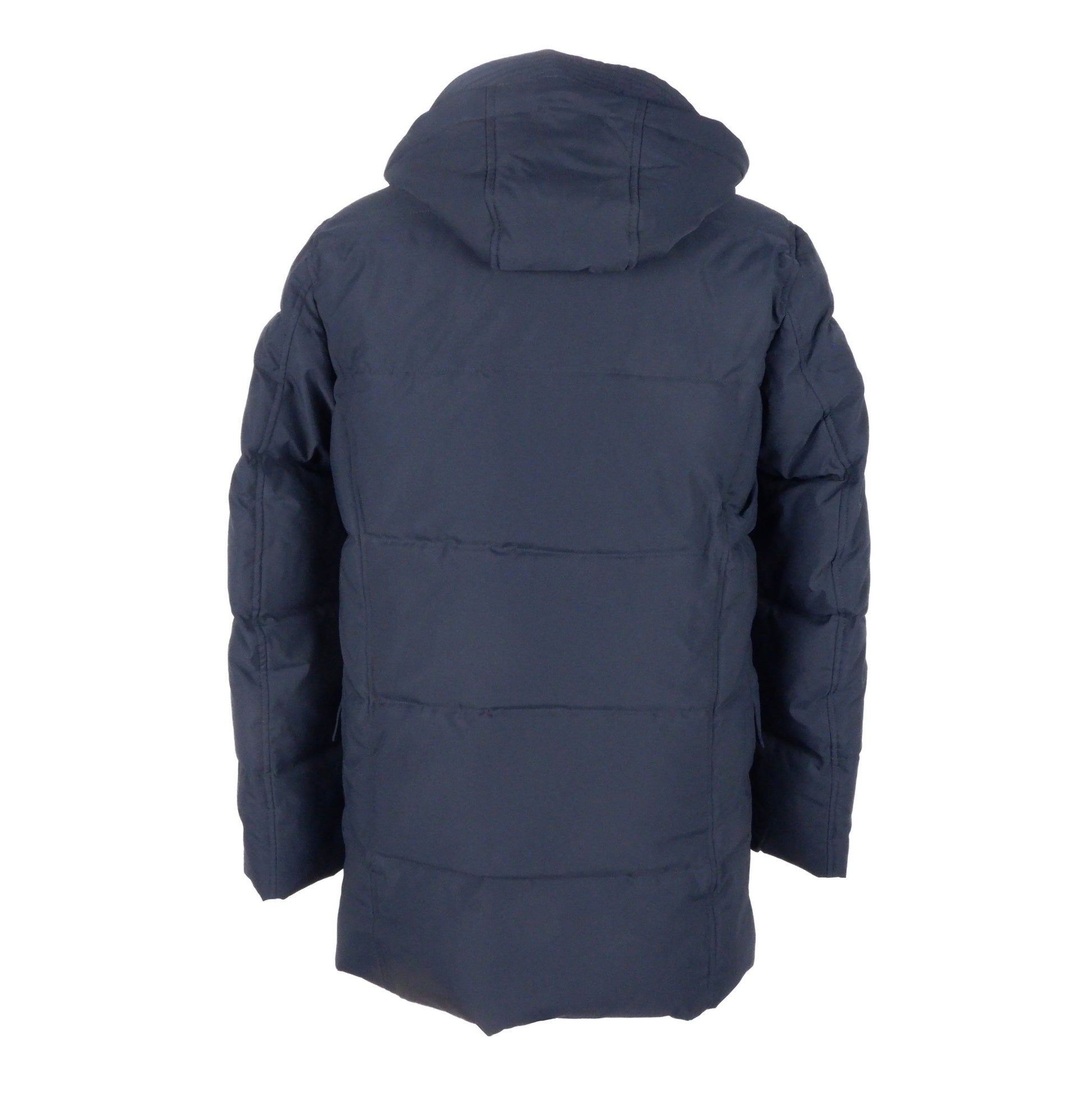 Emilio Romanelli Sleek Blue Men's Hooded Jacket - ACCEXO