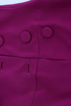 Barbara Casasola Stunning Silk Sleeveless Purple Blouse