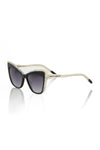 Frankie Morello Black Acetate Women's Sunglass