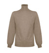 Malo Beige High Neck Cashmere Sweater