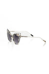 Frankie Morello Black Acetate Women Sunglasses