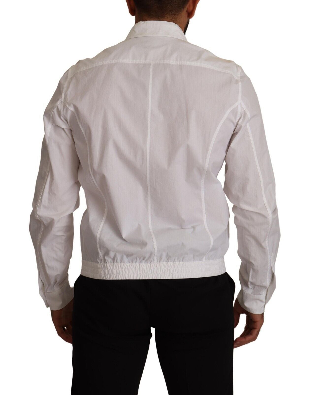 Dolce & Gabbana Elegant Italian White Cotton Shirt - ACCEXO