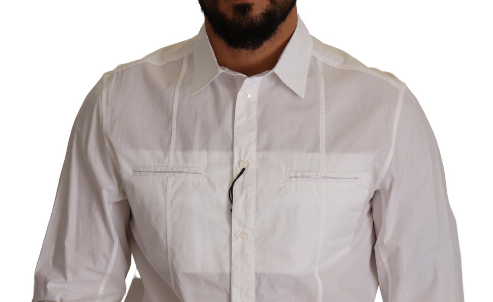 Dolce & Gabbana Elegant Italian White Cotton Shirt - ACCEXO