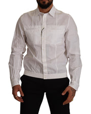 Dolce & Gabbana Elegant Italian White Cotton Shirt - ACCEXO