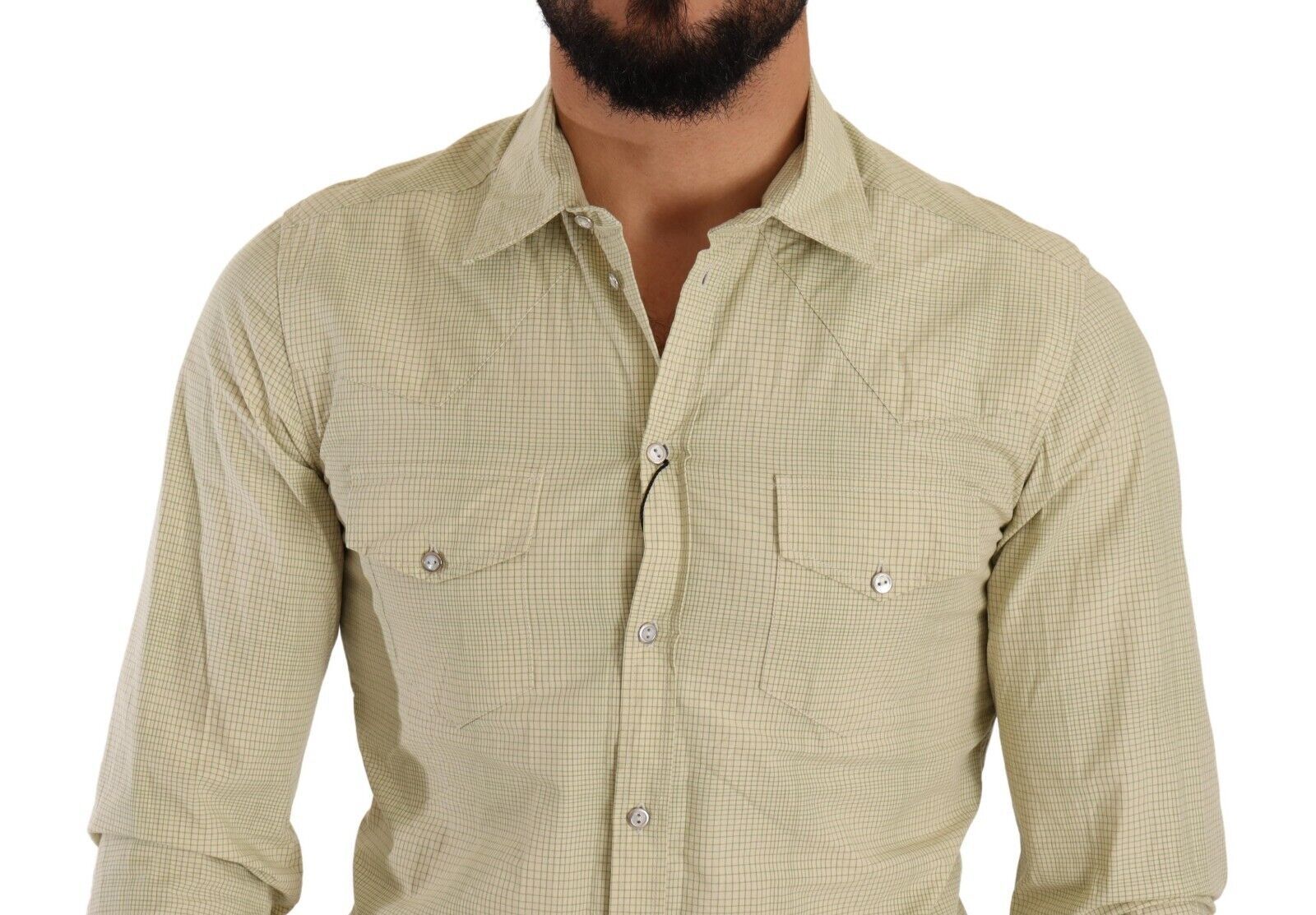 Dolce & Gabbana Elegant Sicilia Checkered Cotton Shirt - ACCEXO