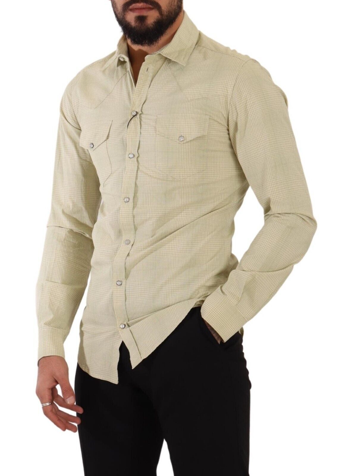 Dolce & Gabbana Elegant Sicilia Checkered Cotton Shirt - ACCEXO