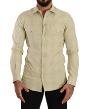 Dolce & Gabbana Elegant Sicilia Checkered Cotton Shirt - ACCEXO