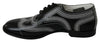 Dolce & Gabbana Elegant Black and White Derby Shoes