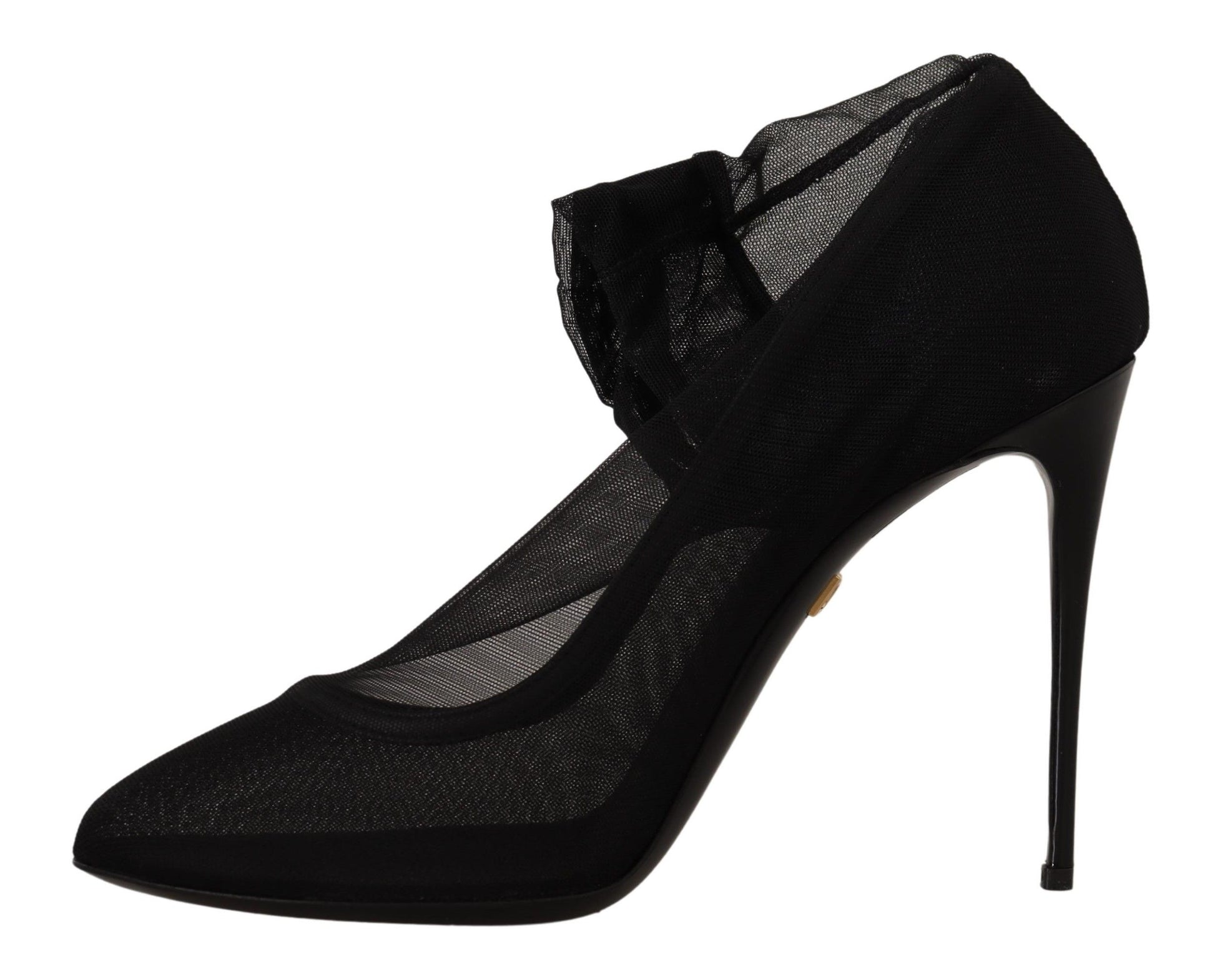 Dolce & Gabbana Elegant Black Stretch Socks Boots - ACCEXO